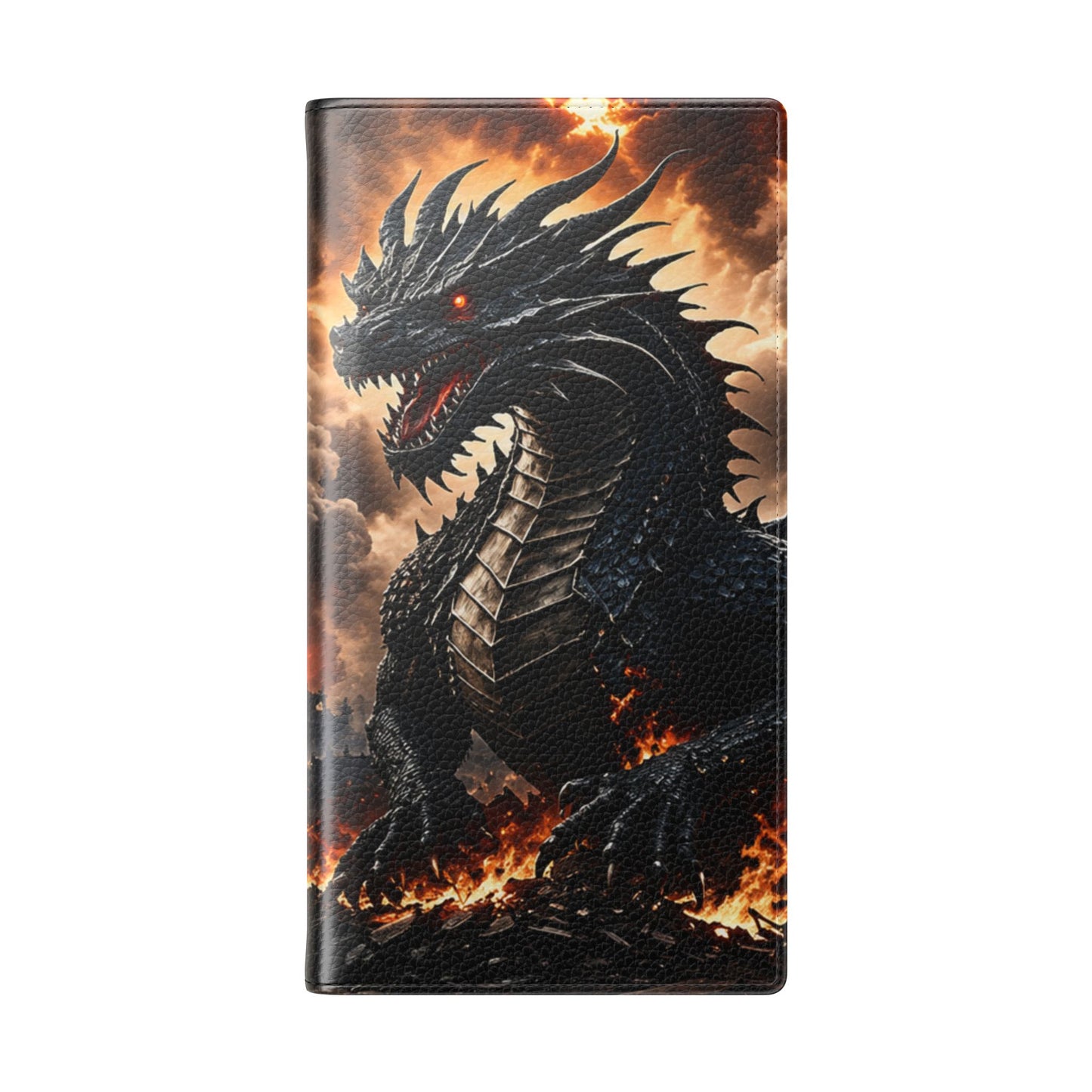 Ashen Dominion™ Flip Case for Samsung Galaxy | Premium Vegan Leather Wallet Case
