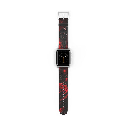 Crimson Metamorphosis™ Apple Watch Band | Premium Faux Leather Strap