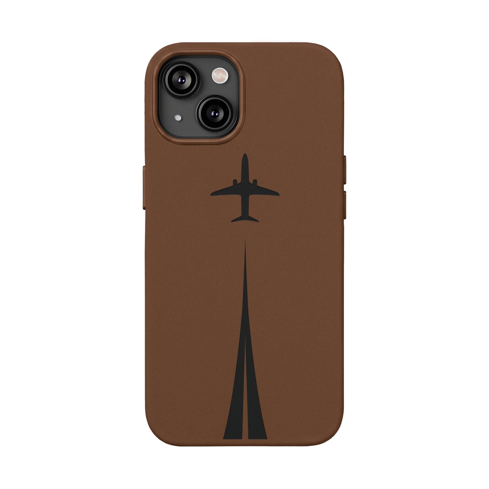 Take Off™ Engraved PU Leather Case for iPhone