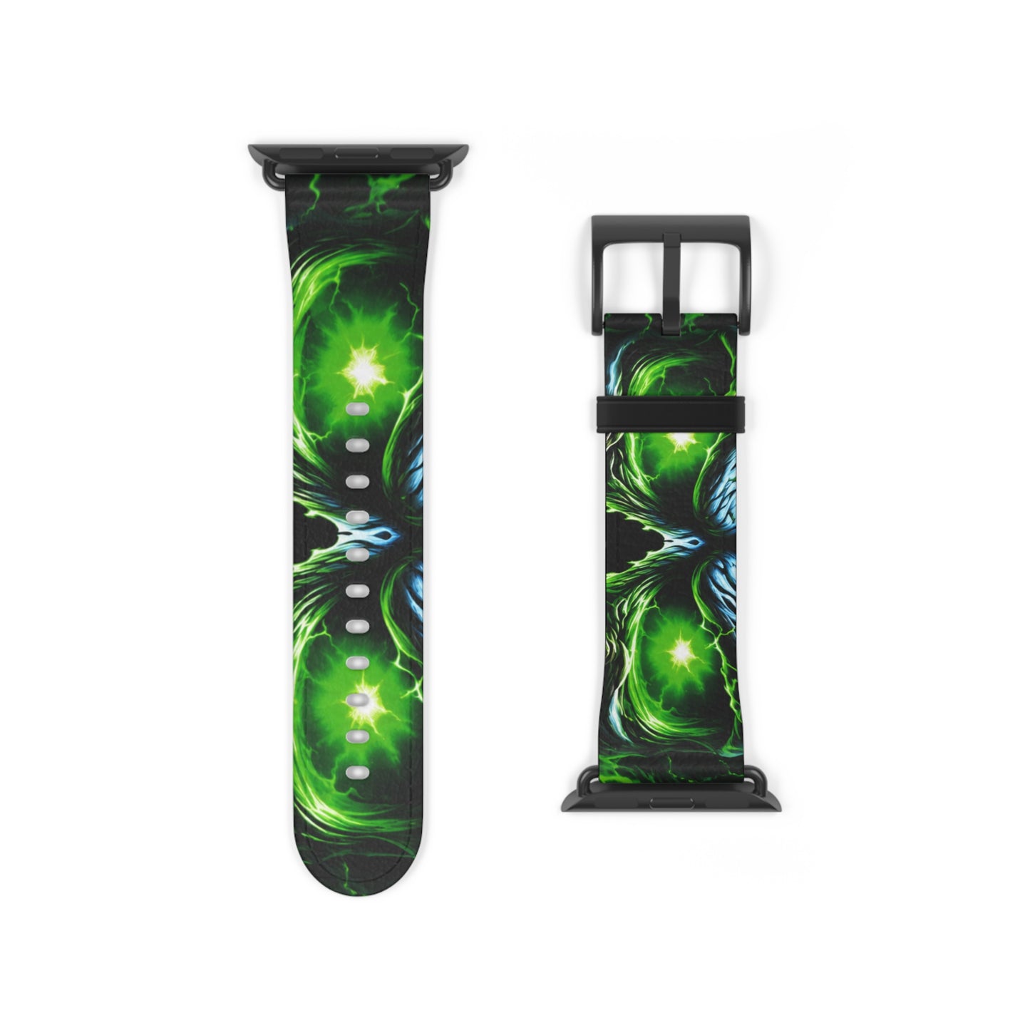 NecroVolt™ Apple Watch Band | Gothic Faux Leather Watch Strap