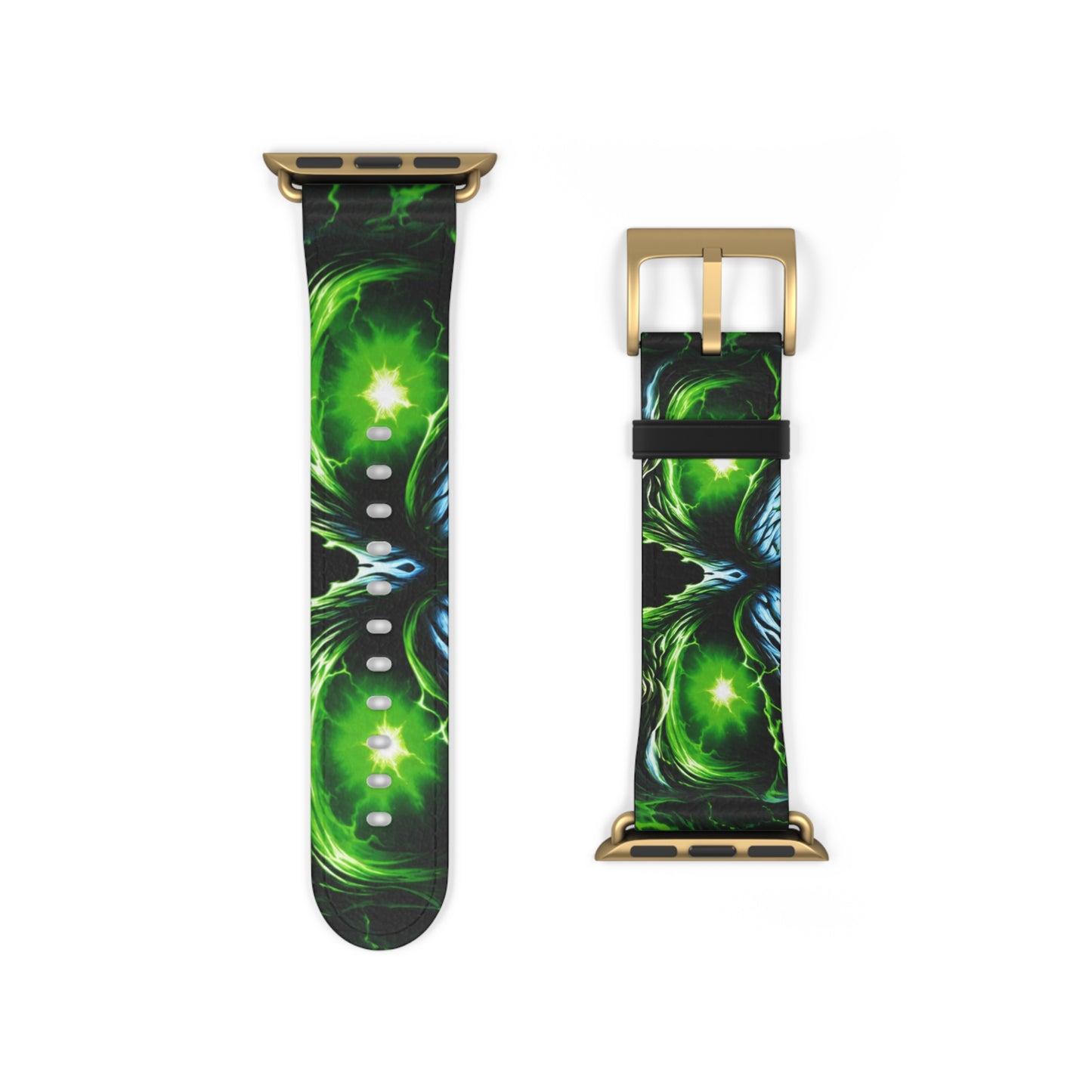 NecroVolt™ Apple Watch Band | Gothic Faux Leather Watch Strap