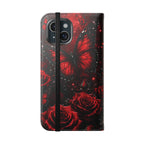 Cardinal's Promise™ Personalized Memorial Flip Wallet Case for iPhone 11-17 Series