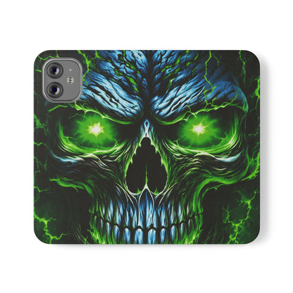 NecroVolt™ Flip Wallet Case for iPhone