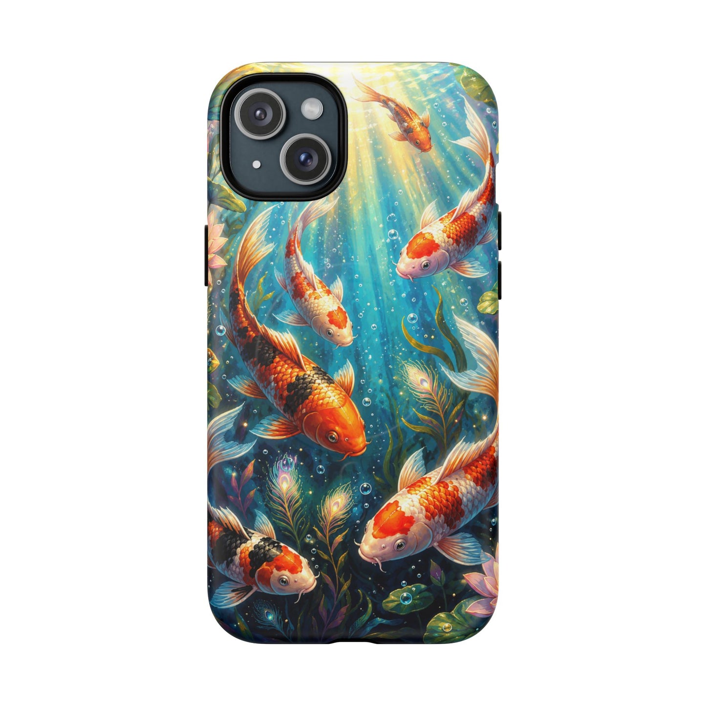 Koi Serenity™ Tough Magnetic Case for iPhone (MagSafe Compatible)