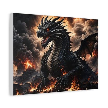 Ashen Dominion™ Matte Stretched Canvas Wall Art (1.25")