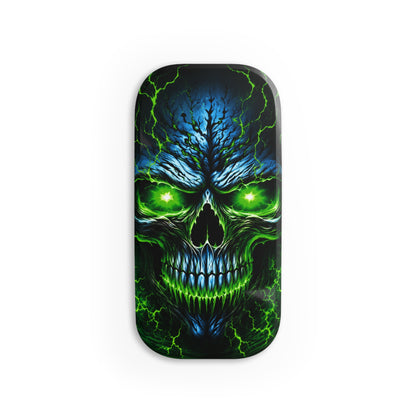 NecroVolt™ Phone Click-On Grip | Skull Phone Grip & Kickstand