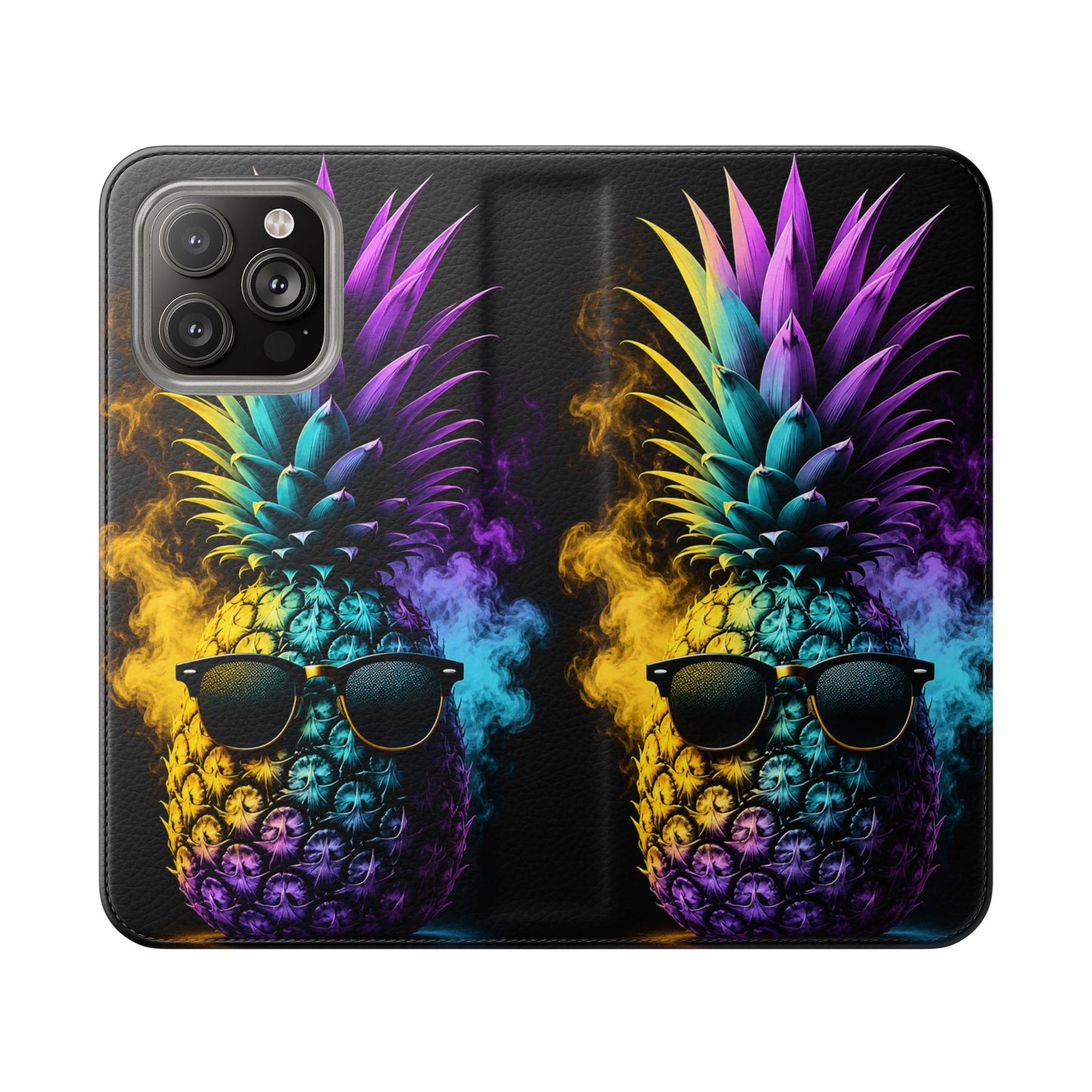 Smokin' Pineapple™ Flip Wallet Case for iPhone