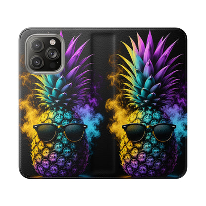Smokin' Pineapple™ Flip Wallet Case for iPhone