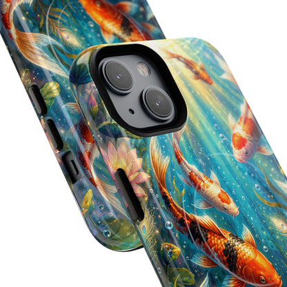 Koi Serenity™ Tough Magnetic Case for iPhone (MagSafe Compatible)