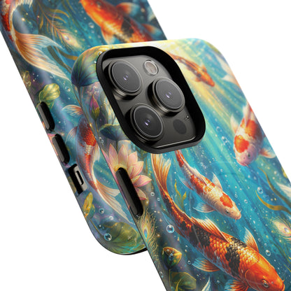 Koi Serenity™ Tough Magnetic Case for iPhone (MagSafe Compatible)