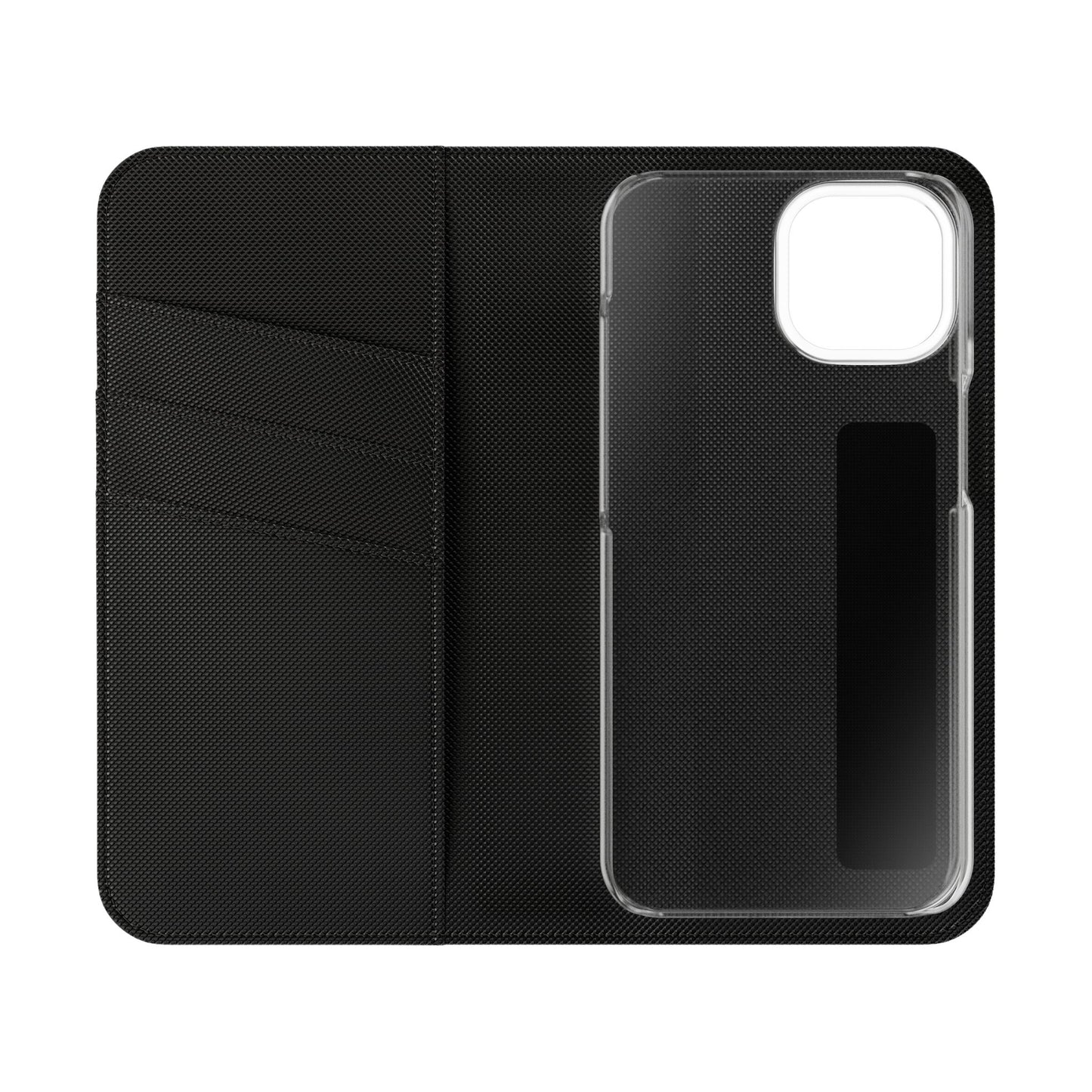 Ashen Dominion™ Flip Case for iPhone | Premium Vegan Leather Wallet Case