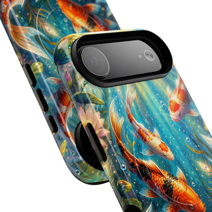 Koi Serenity™ Tough Magnetic Case for iPhone (MagSafe Compatible)