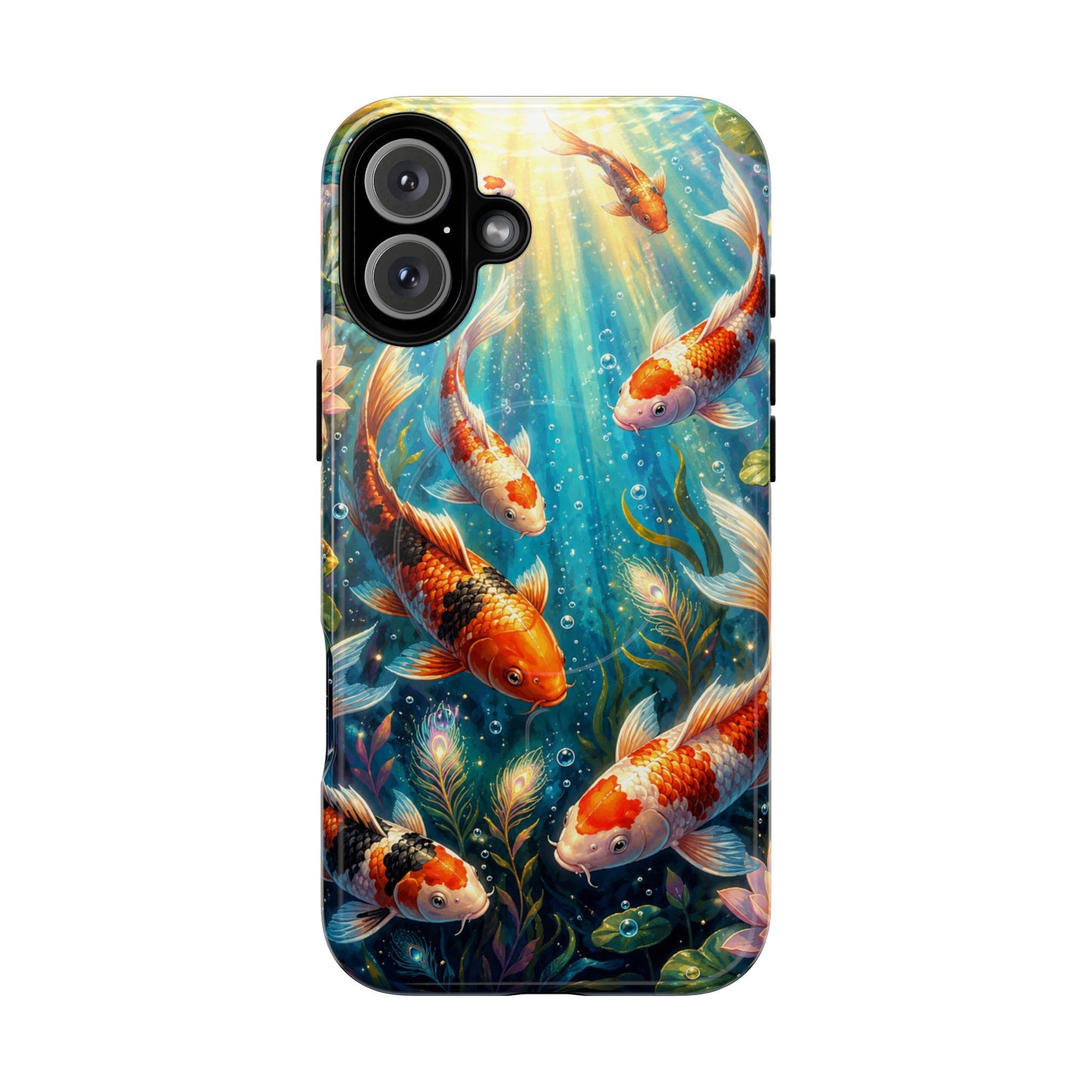 Koi Serenity™ Tough Magnetic Case for iPhone (MagSafe Compatible)