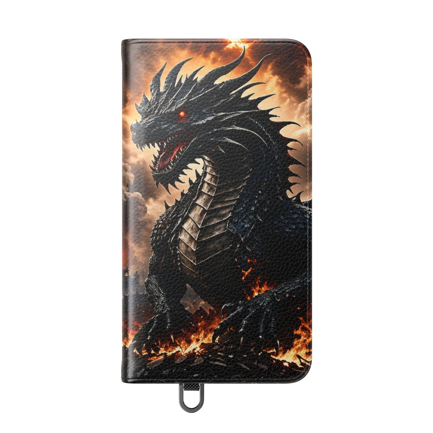 Ashen Dominion™ Flip Case for Samsung Galaxy | Premium Vegan Leather Wallet Case