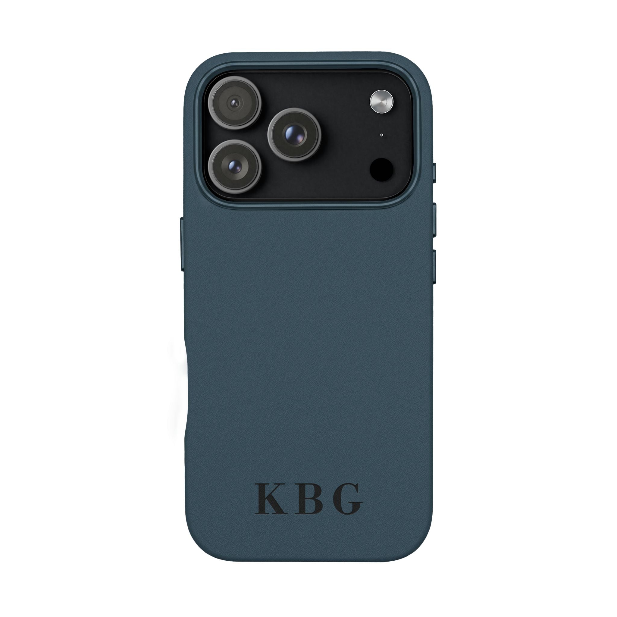 Custom Engraved PU Leather Phone Case | Personalized Monogram