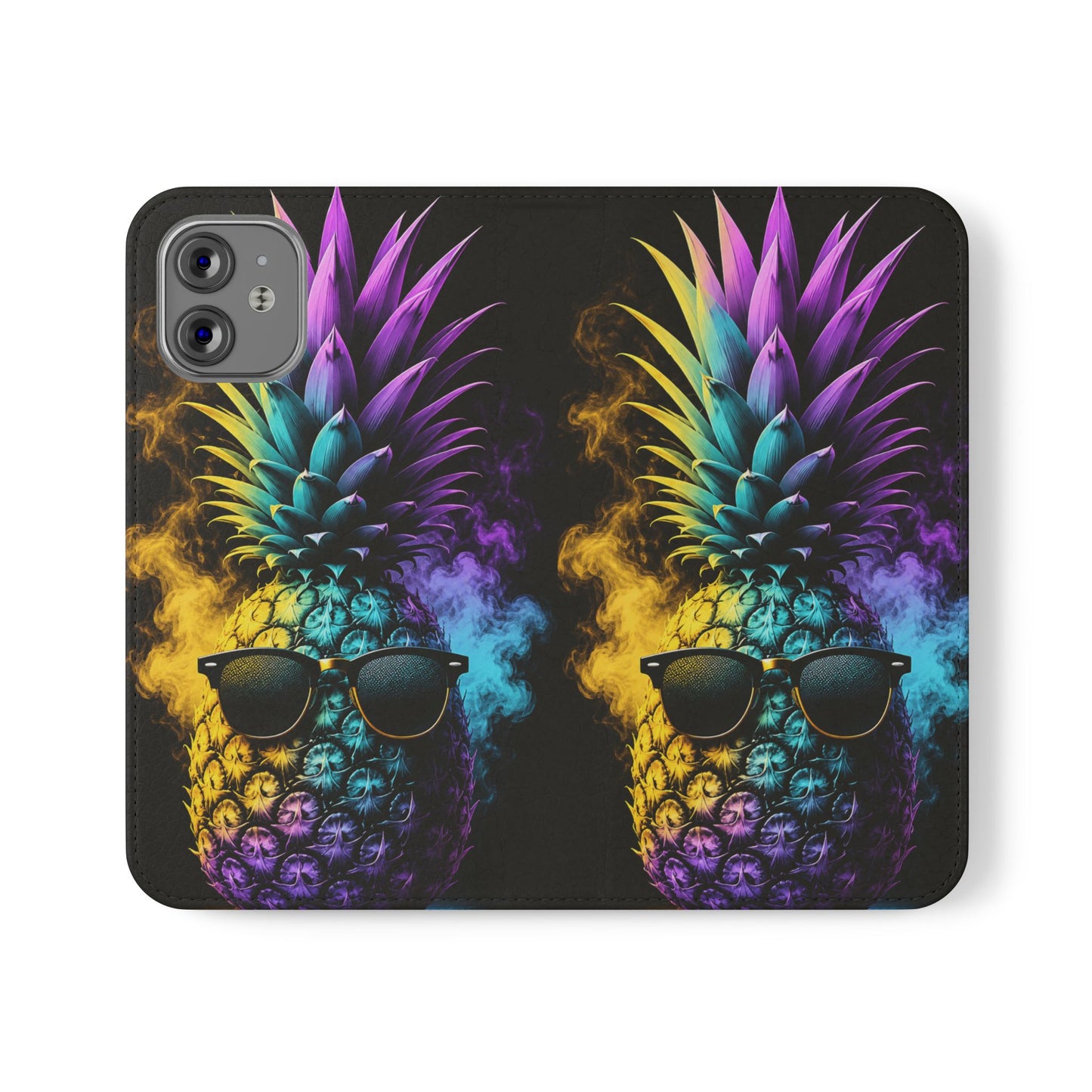 Smokin' Pineapple™ Flip Wallet Case for iPhone