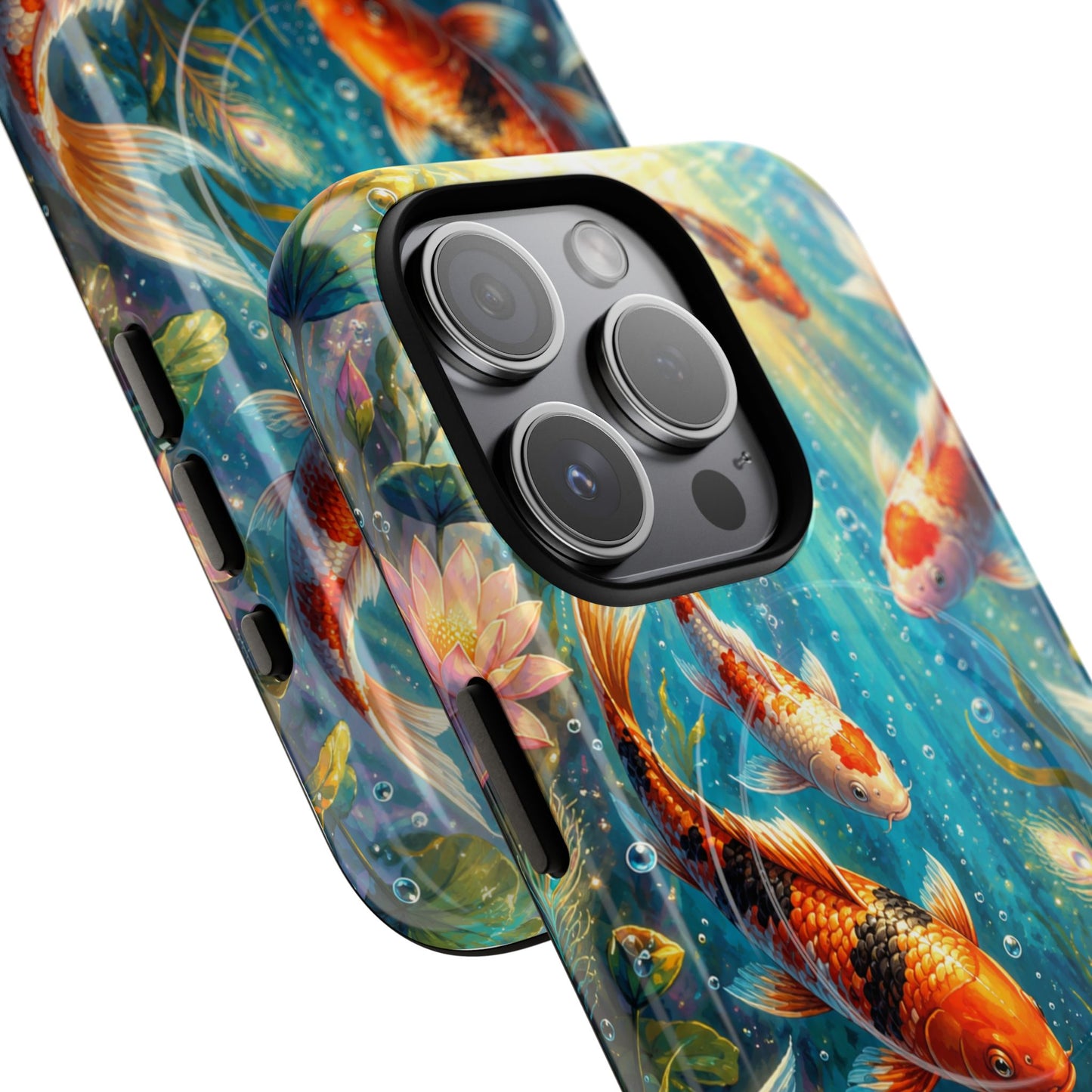 Koi Serenity™ Tough Magnetic Case for iPhone (MagSafe Compatible)