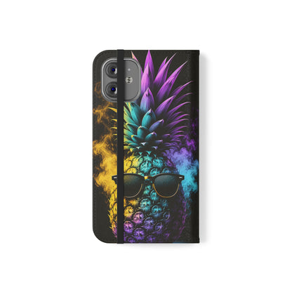 Smokin' Pineapple™ Flip Wallet Case for iPhone
