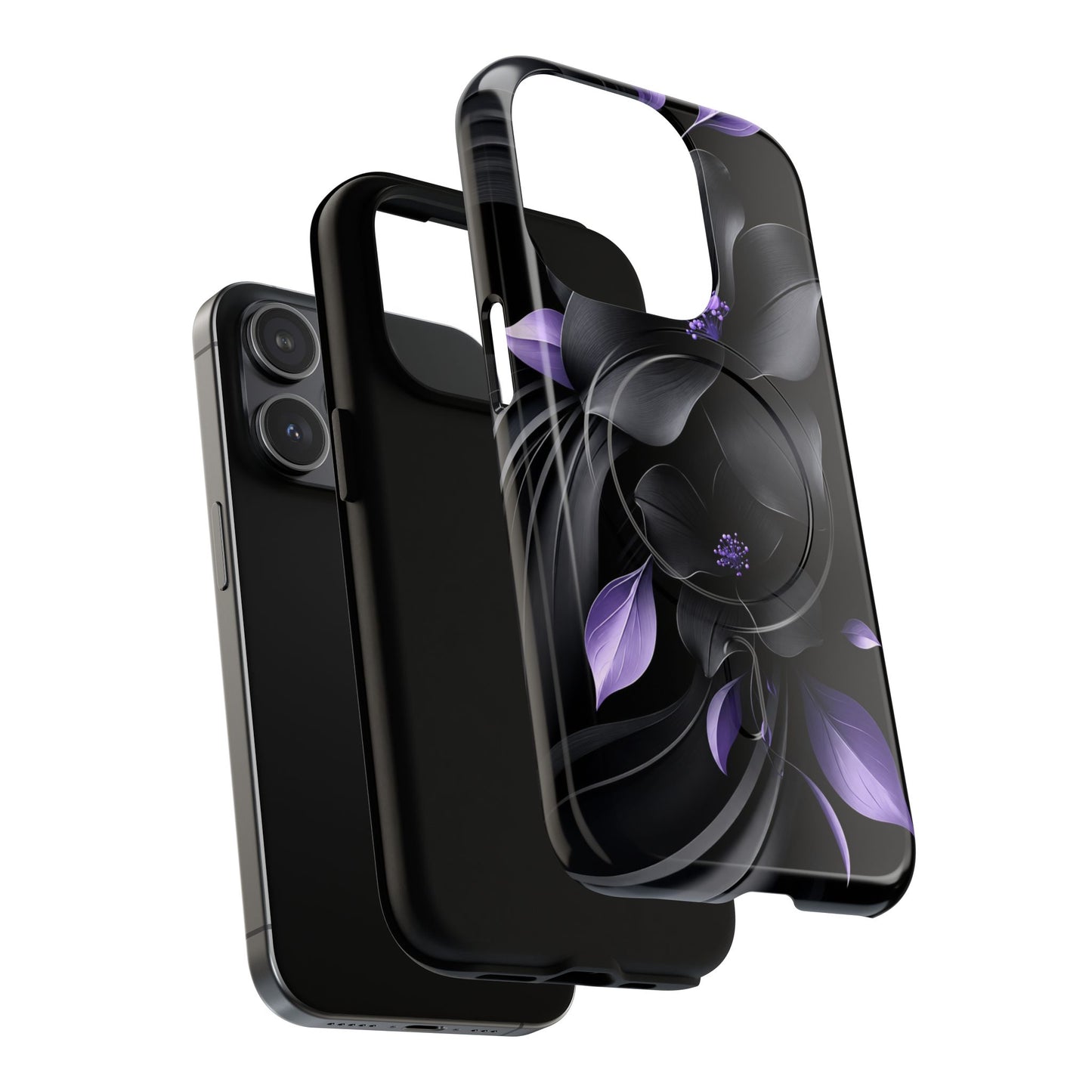 Midnight Lavender™ Tough Magnetic Case for iPhone | MagSafe Compatible Protective Case
