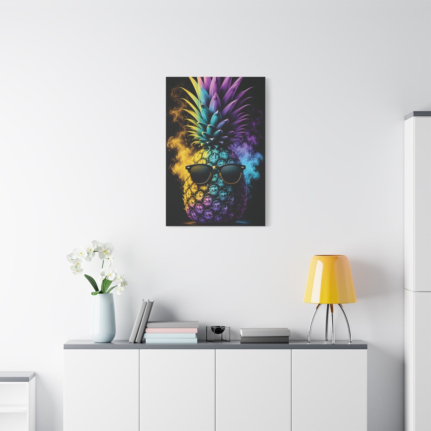 Smokin' Pineapple™ Matte Stretched Canvas Wall Art (1.25")