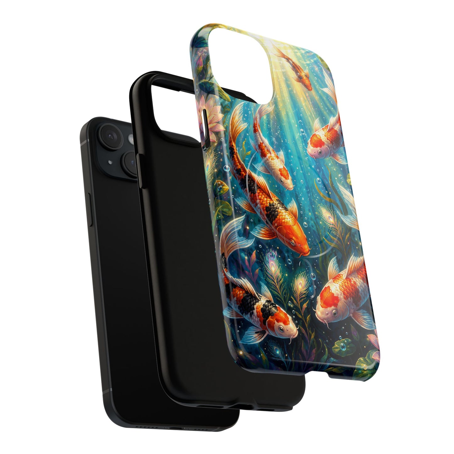 Koi Serenity™ Tough Magnetic Case for iPhone (MagSafe Compatible)