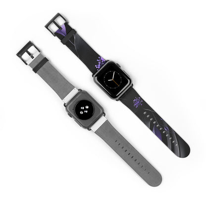 Midnight Lavender™ Apple Watch Band | Premium Faux Leather Strap