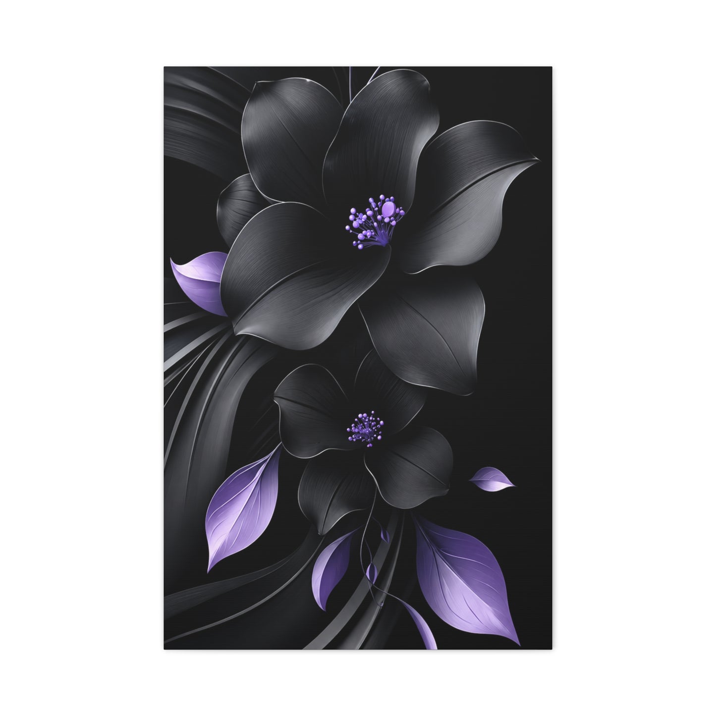 Midnight Lavender™ Matte Stretched Canvas Wall Art (1.25")