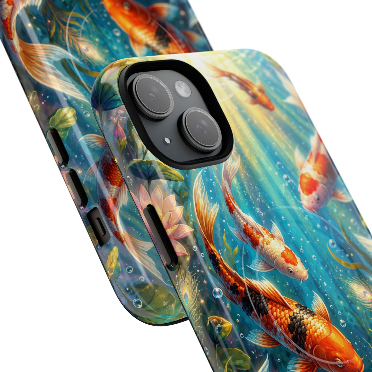 Koi Serenity™ Tough Magnetic Case for iPhone (MagSafe Compatible)