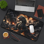 Ashen Dominion™ Dragon Desk Mat