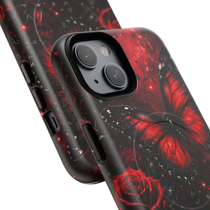 Étui robuste magnétique Crimson Metamorphosis™ pour la série iPhone 13-17
