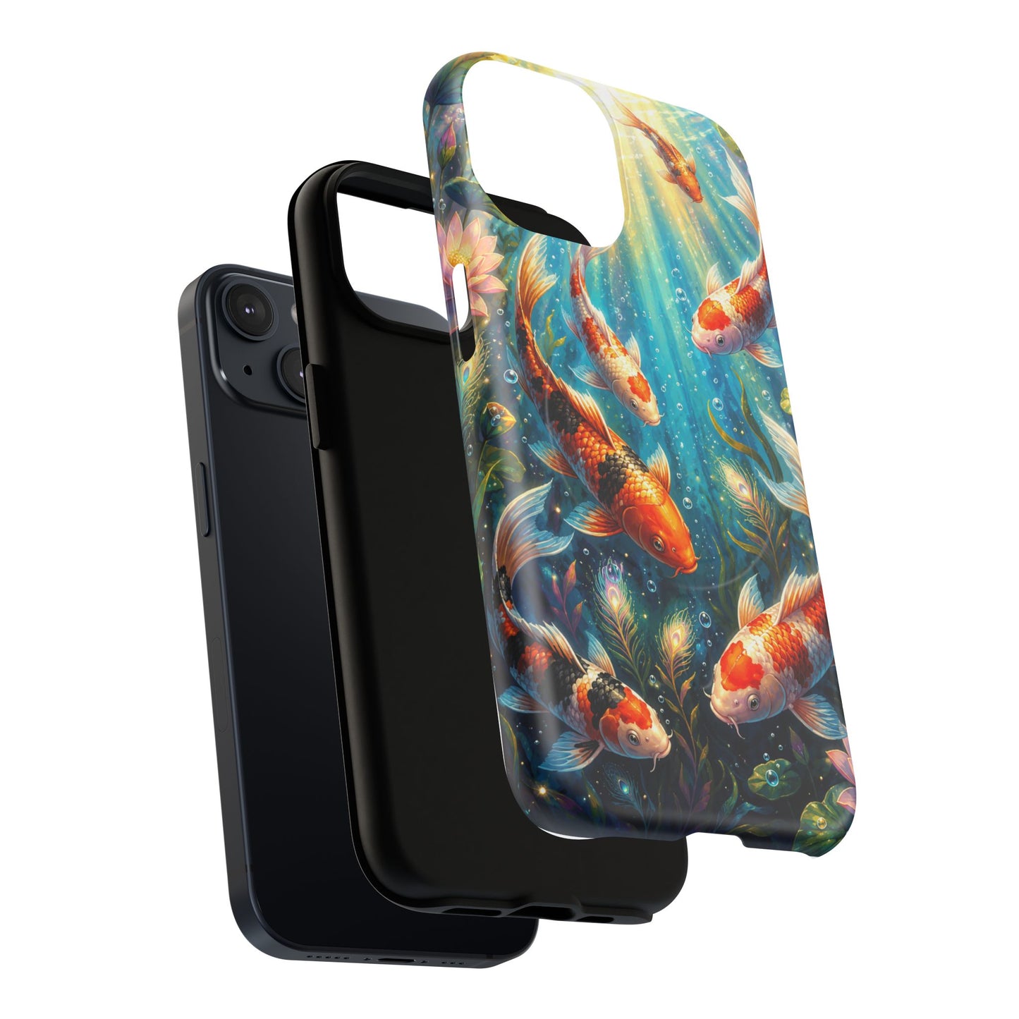 Koi Serenity™ Tough Magnetic Case for iPhone (MagSafe Compatible)
