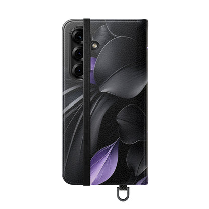 Midnight Lavender™ Flip Case for Samsung Galaxy | Premium Vegan Leather Wallet Case