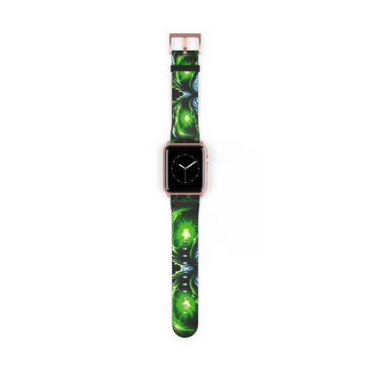 NecroVolt™ Apple Watch Band | Gothic Faux Leather Watch Strap