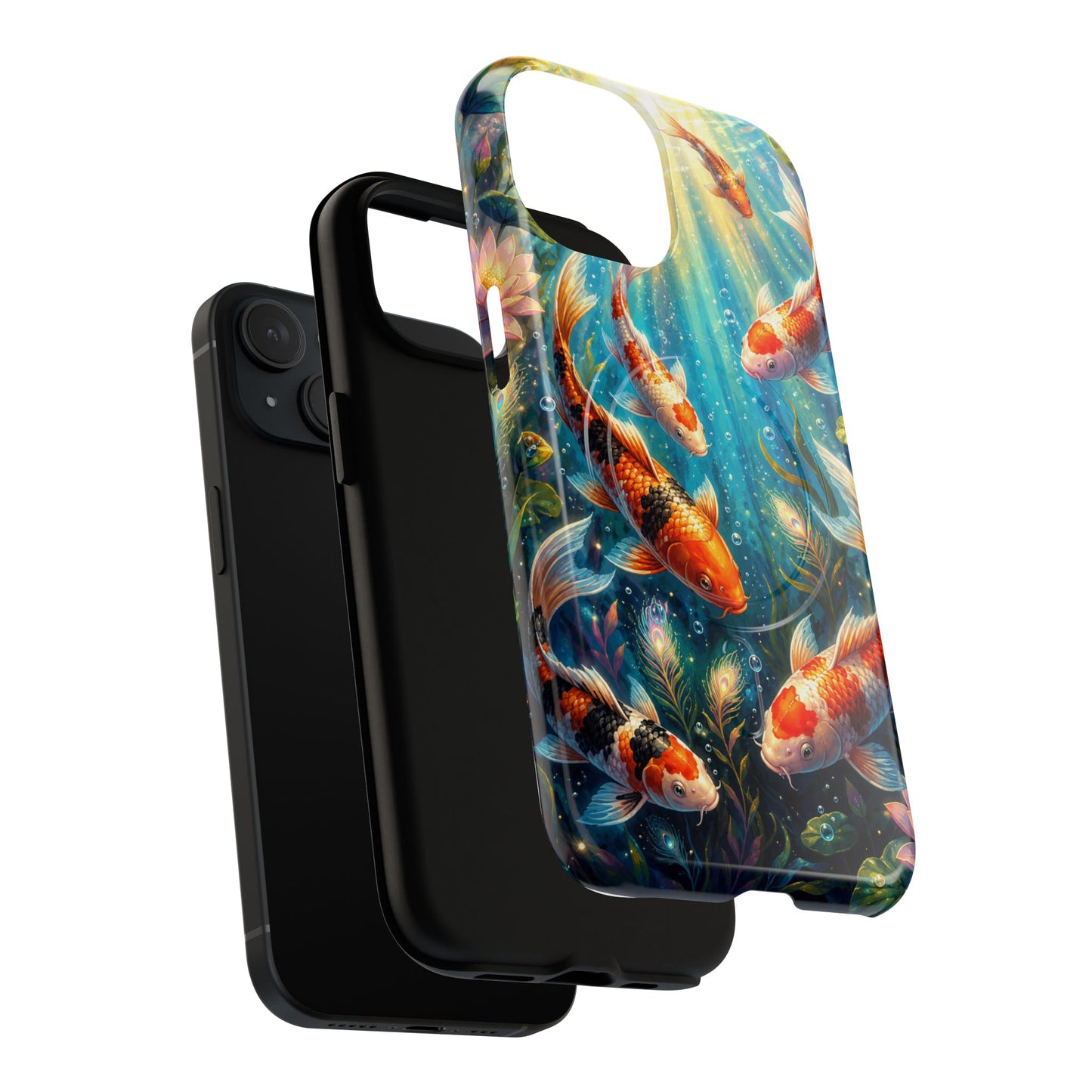 Koi Serenity™ Tough Magnetic Case for iPhone (MagSafe Compatible)