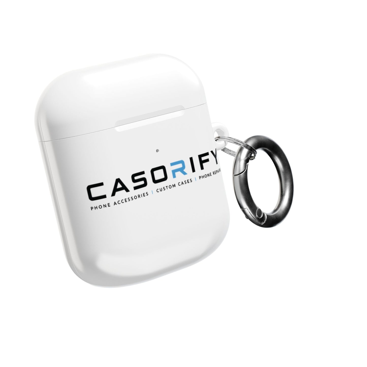 Coque de protection Casorify® Premium pour AirPods avec mousqueton