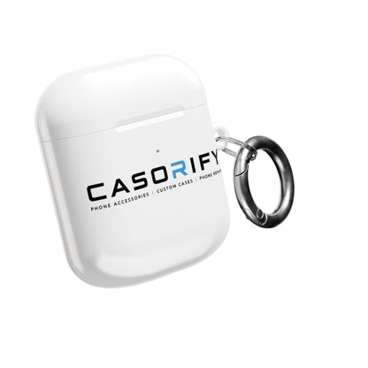 Coque de protection Casorify® Premium pour AirPods avec mousqueton