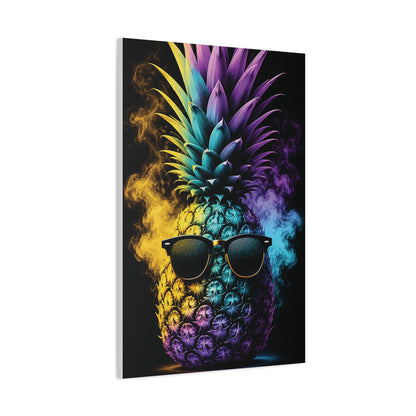 Smokin' Pineapple™ Matte Stretched Canvas Wall Art (1.25")