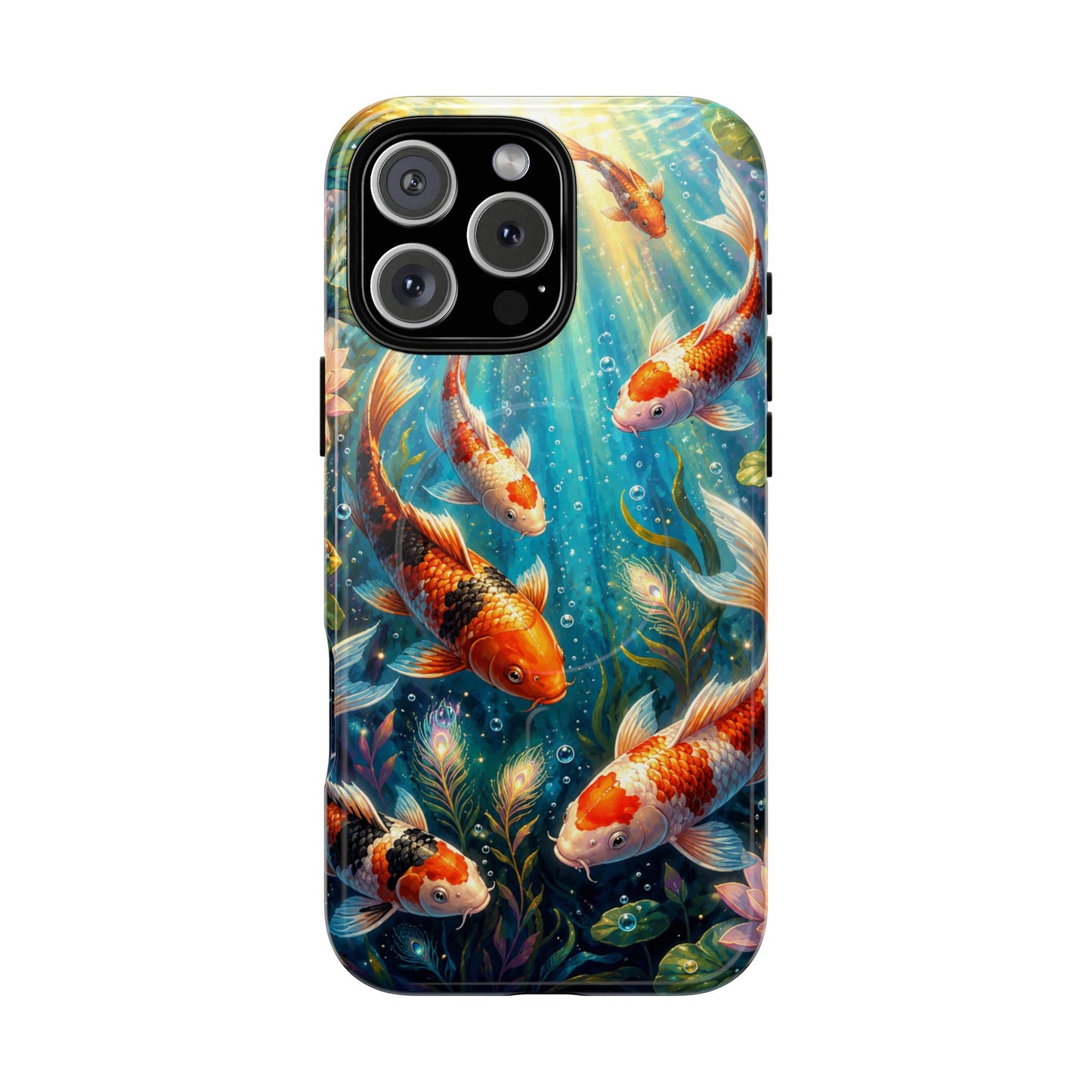 Koi Serenity™ Tough Magnetic Case for iPhone (MagSafe Compatible)