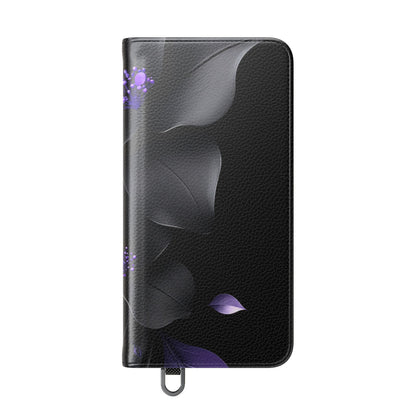 Midnight Lavender™ Flip Case for Samsung Galaxy | Premium Vegan Leather Wallet Case