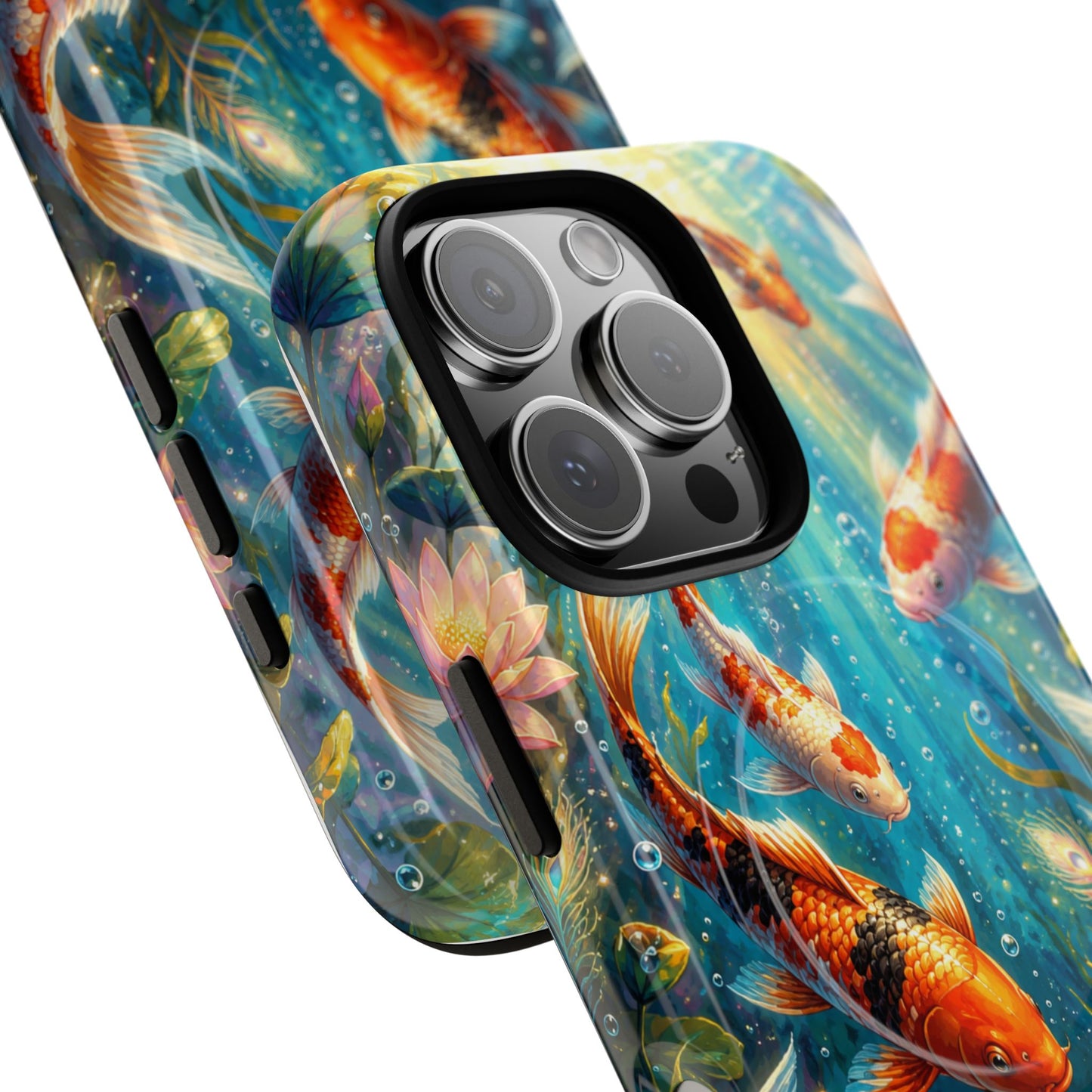 Koi Serenity™ Tough Magnetic Case for iPhone (MagSafe Compatible)