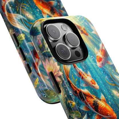 Koi Serenity™ Tough Magnetic Case for iPhone (MagSafe Compatible)
