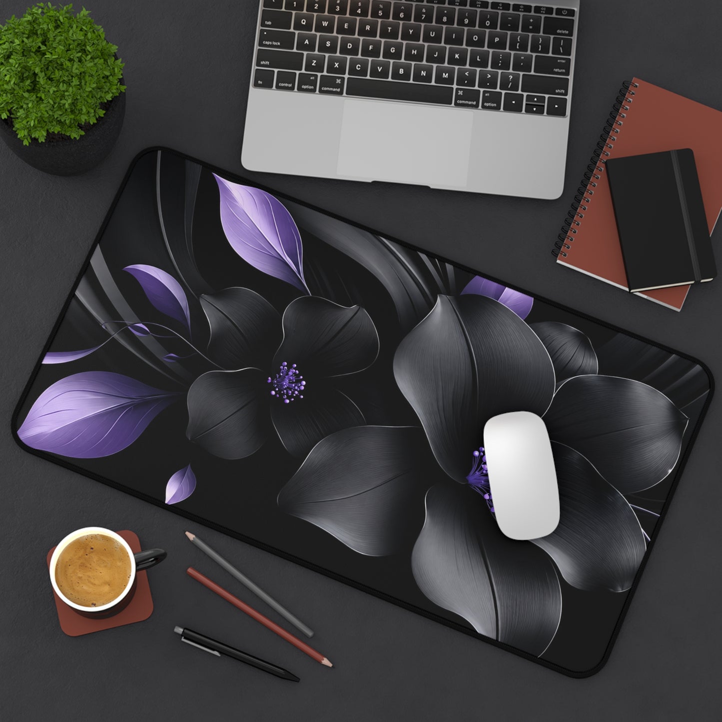 Midnight Lavender™ Desk Mat | Premium Gaming & Office Mouse Pad