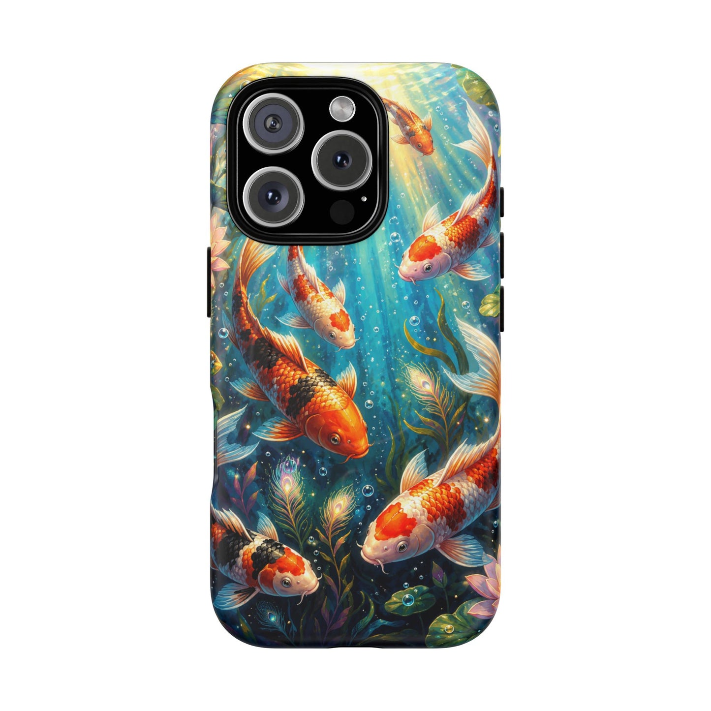Koi Serenity™ Tough Magnetic Case for iPhone (MagSafe Compatible)