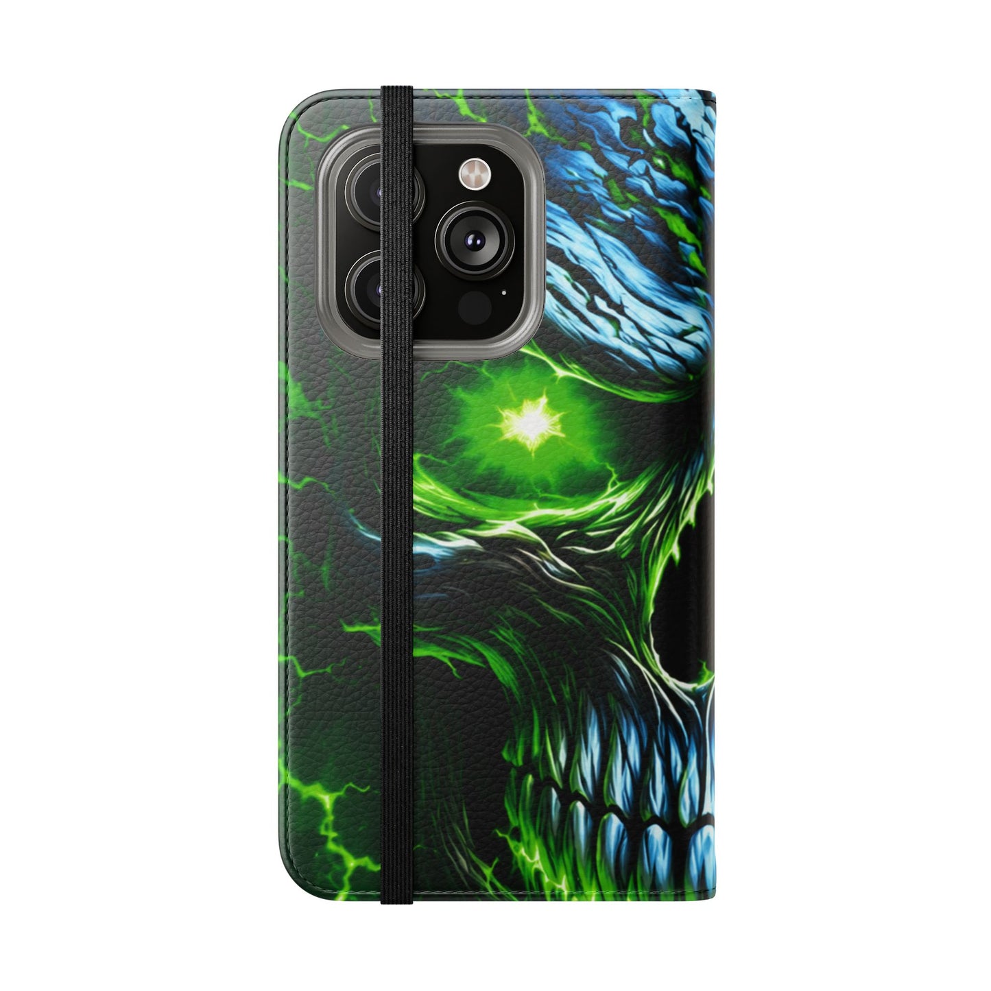 NecroVolt™ Flip Wallet Case for iPhone
