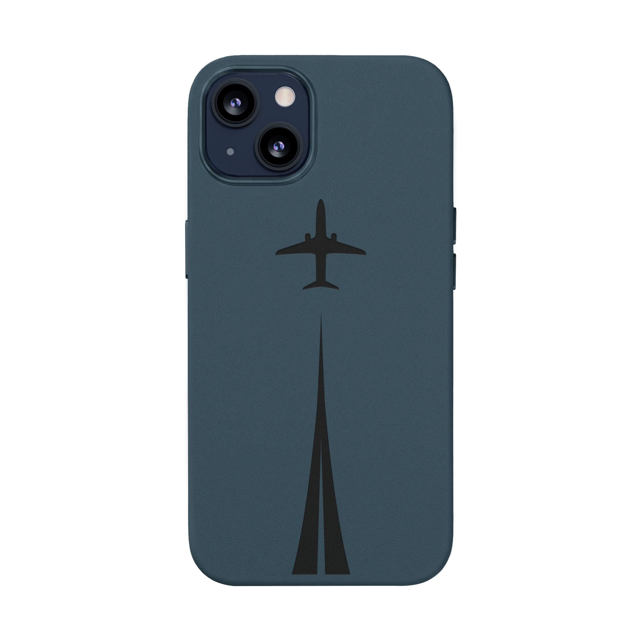 Take Off™ Engraved PU Leather Case for iPhone