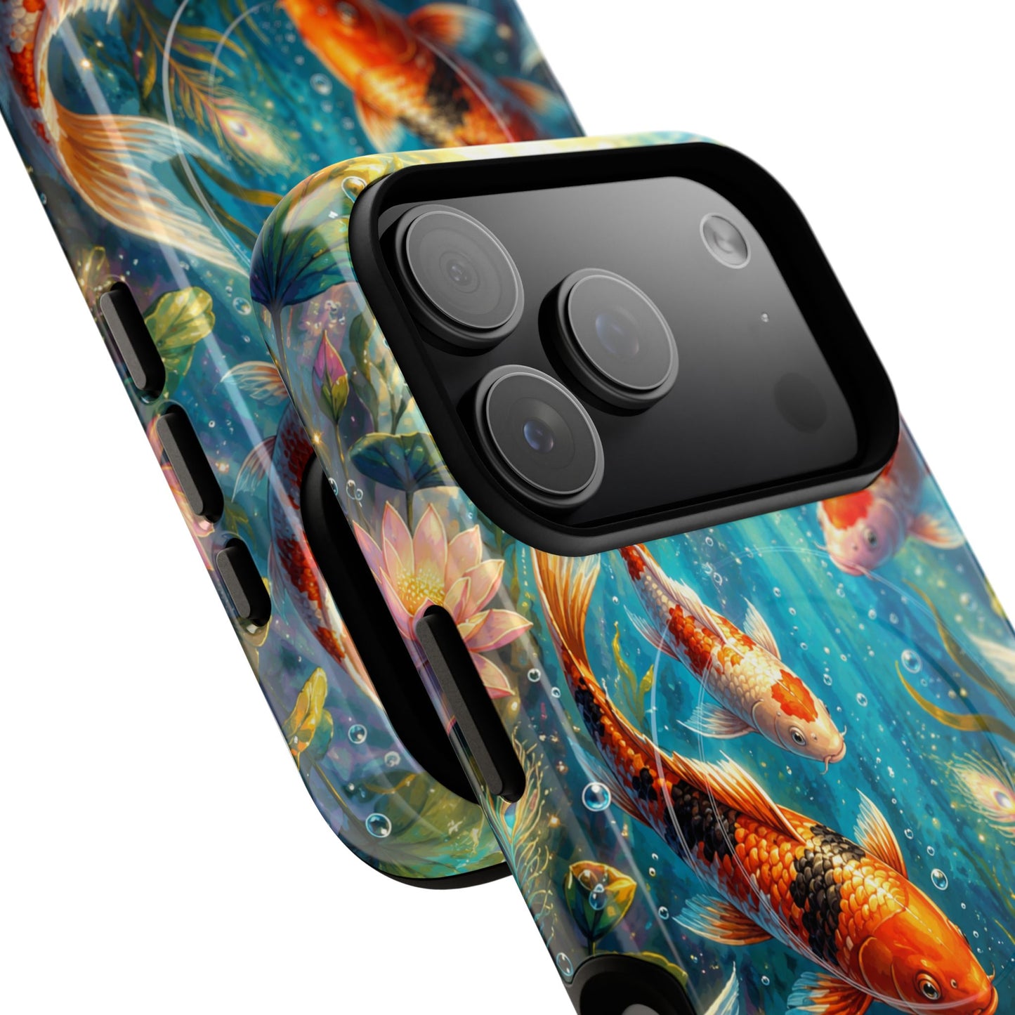 Koi Serenity™ Tough Magnetic Case for iPhone (MagSafe Compatible)