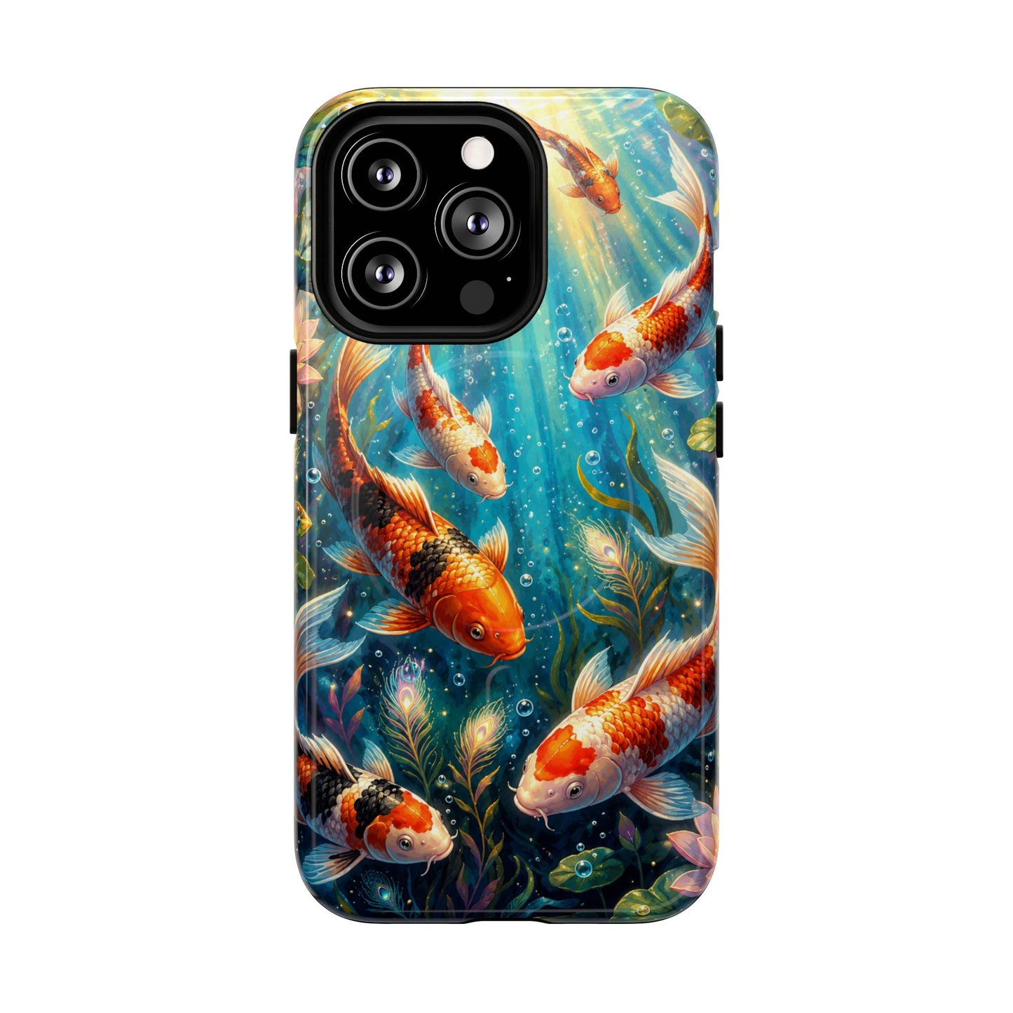 Koi Serenity™ Tough Magnetic Case for iPhone (MagSafe Compatible)
