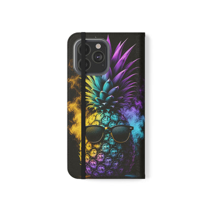 Smokin' Pineapple™ Flip Wallet Case for iPhone