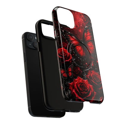 Étui robuste magnétique Crimson Metamorphosis™ pour la série iPhone 13-17