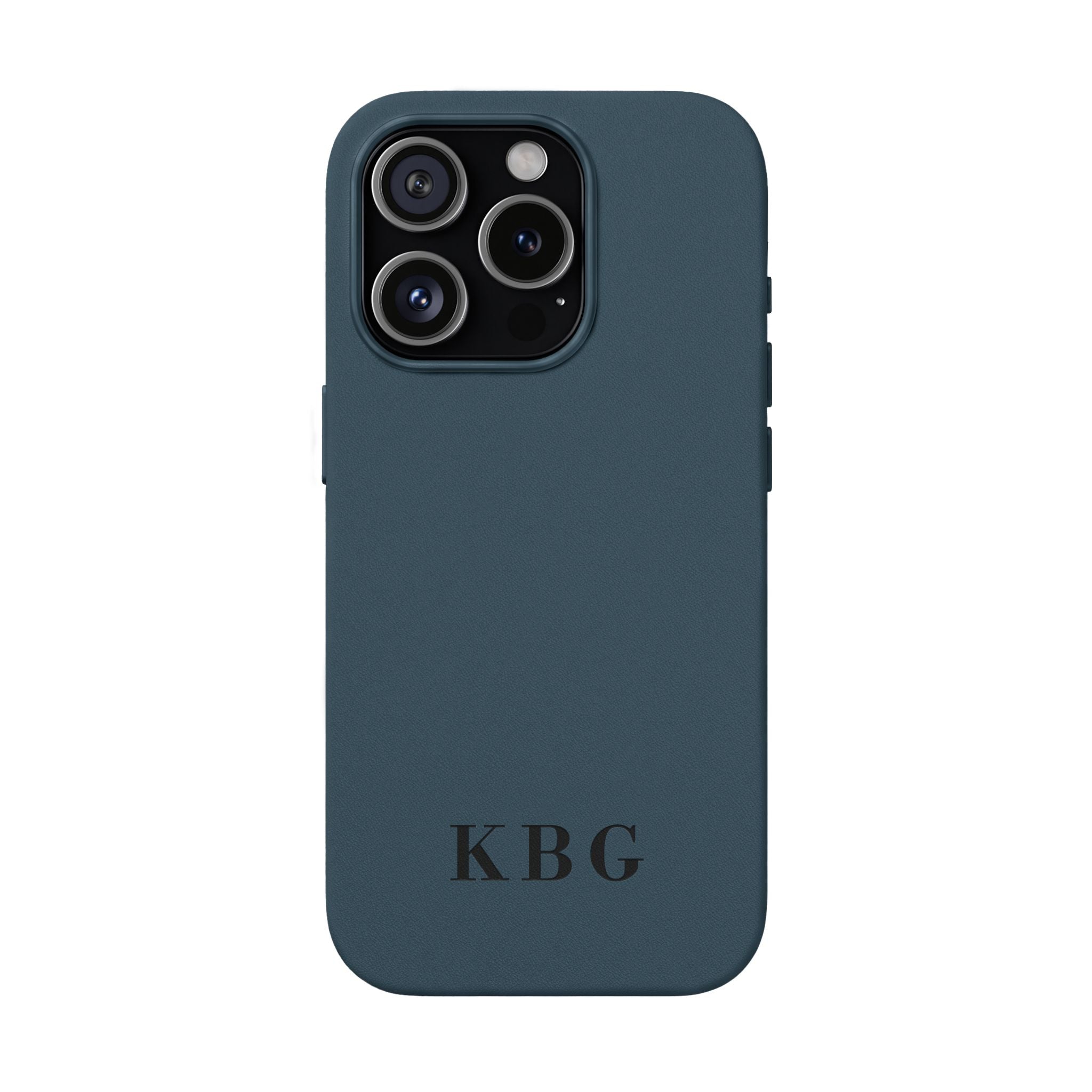 Custom Engraved PU Leather Phone Case | Personalized Monogram